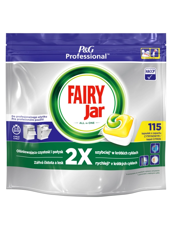 Fairy All in One Professional Kapsułki do zmywarki 115 sztuk